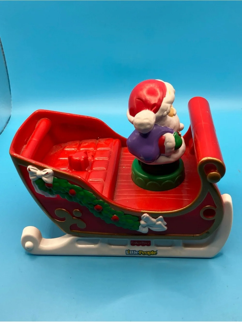 Fisher-Price Red and White Santa Sleigh Playset